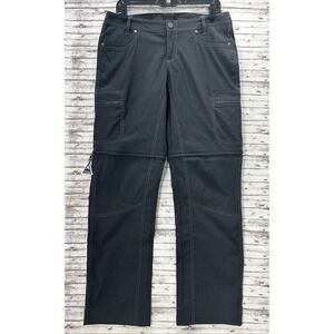 Kuhl Convertible Pants Womens 10 Reg Black Lightweight Stretch Performance Zip